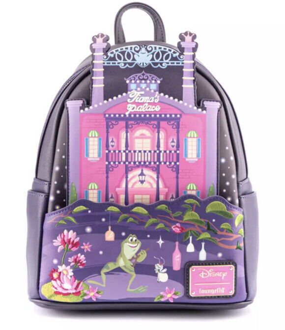 Loungefly Disney Princess and the Frog Tiana's Place Mini Backpack