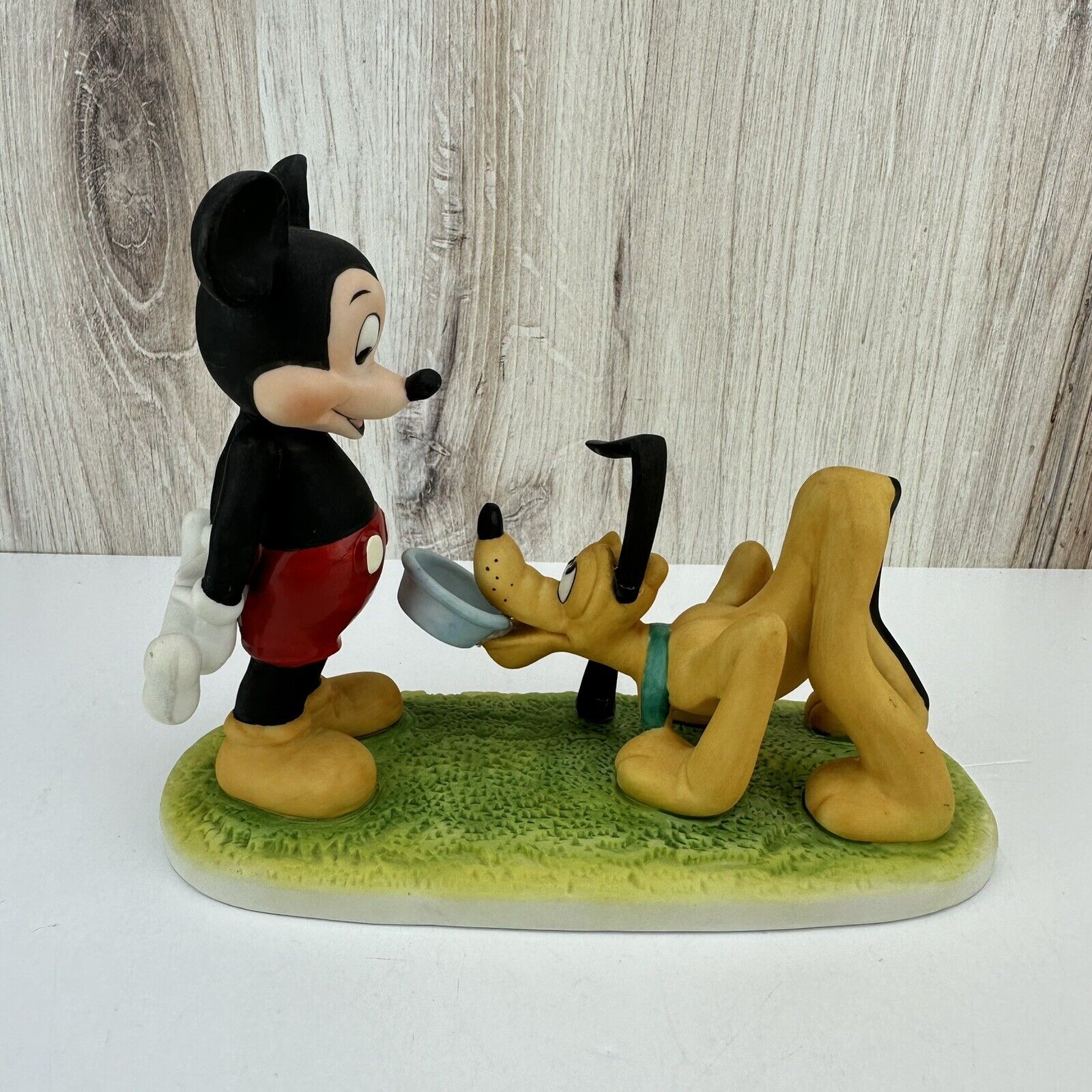 Walt Disney Mickey Mouse & Pluto Ceramic Figure- 7