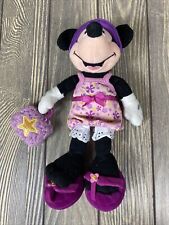 Disney Minnie Mouse Mini Bean Bag Hip Hat Minnie 8” with Flip Flops Stuffed picture