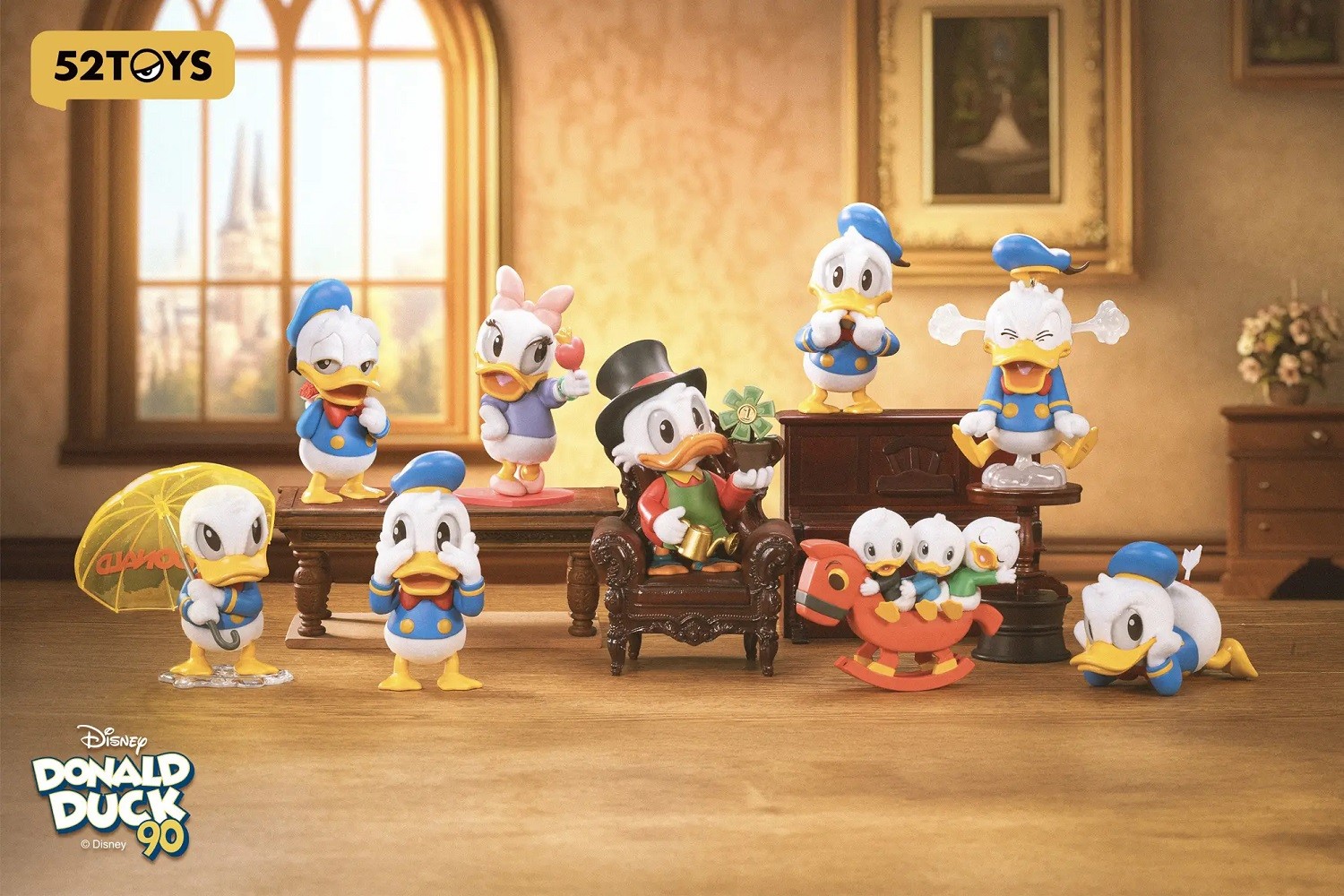 52TOYS Disney Donald Duck Club Series Figure Mystery Blind Box 52TOYS Disney Donald Duck Club Series Figure Mystery Blind Box