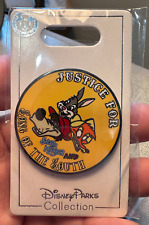 DISNEY PIN SPLASH MOUNTAIN BRER RABBIT FOX BEAR JUSTICE FOR SONG OF THE SOUTH picture