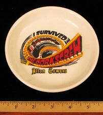 ASHTRAY TRINKET DISH PLATE I SURVIVED THE CORKSCREW ROLLER COASTER ALTON TOWERS picture