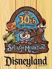 Disneyland Resort Splash Mountain 30th Anniversary Poster Brer Rabbit Fox Bear picture