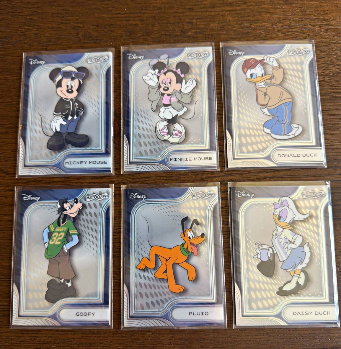 2026 Disney Chronoz Mickey Minnie Donald Goofy Pluto Daisy 6 Card Lot 2026 Disney Chronoz Mickey Minnie Donald Goofy Pluto Daisy 6 Card Lot