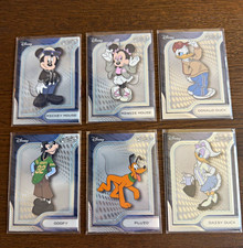 2026 Disney Chronoz Mickey Minnie Donald Goofy Pluto Daisy 6 Card Lot picture