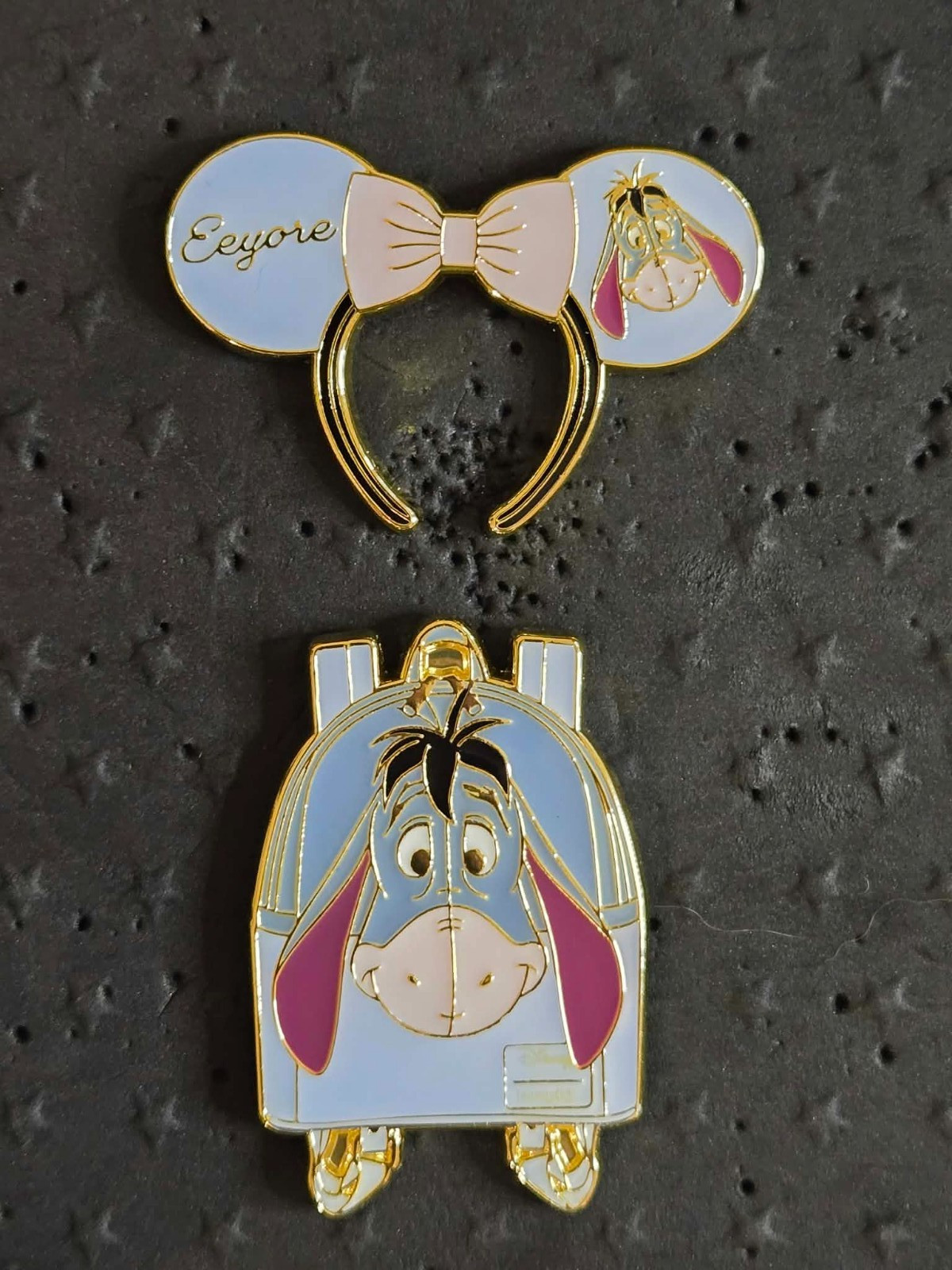 Disney Winnie the Pooh Mystery Pin Minnie Mouse Ears Mini Backpack Eeyore Disney Winnie the Pooh Mystery Pin Minnie Mouse Ears Mini Backpack Eeyore