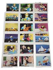 Disney Donald Duck Movie Scene Trading Cards Series A Set #2 Complete 1-18 picture
