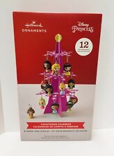 Hallmark Disney Princess Countdown Calendar Miniature Christmas Tree Set With 12 picture