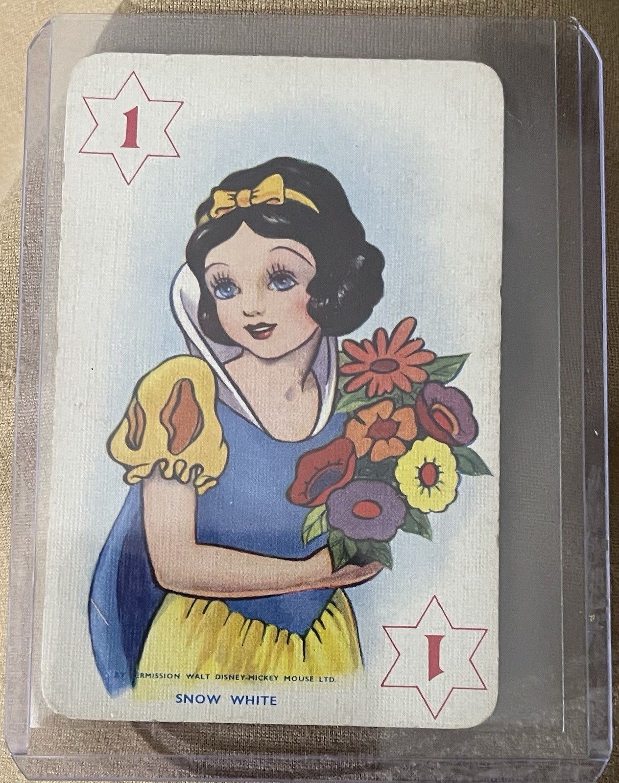 ✨SNOW WHITE ROOKIE CARD WALT DISNEY 1ST FIRST EDITION 1937 CASTELL BROTHERS✨ ✨SNOW WHITE ROOKIE CARD WALT DISNEY 1ST FIRST EDITION 1937 CASTELL BROTHERS✨
