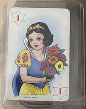 ✨SNOW WHITE ROOKIE CARD WALT DISNEY 1ST FIRST EDITION 1937 CASTELL BROTHERS✨ picture
