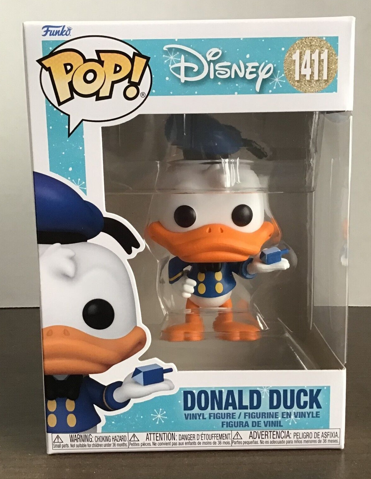 Funko Pop Disney Holiday Hanukkah Donald Duck Funko Pop Vinyl Figure #1411