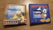 Disney Cruise Line Mickey Mouse Mediterranean 4x6 Photo Albums Lot of 2 (2013) picture