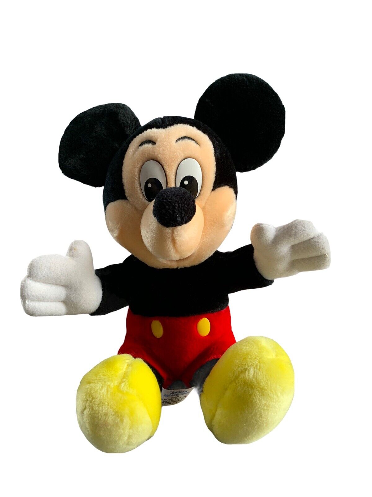 Mickey Mouse Disneyland Walt Disney World Vintage Plush Stuffed Animal 14\