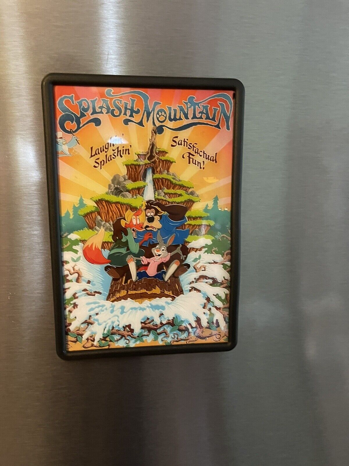 SPLASH MOUNTAIN Disney Song Of The South Magic Kingdom Magnet Frame 4x6