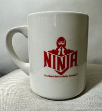 ⁠Vintage Six Flags Over Georgia Ninja Roller Coaster Coffee Mug Theme Park mug picture
