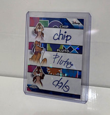 Topps 2026 Disney Sapphire TR-1 Triple Facsimile Auto Chip Pluto Dale 10/10 picture