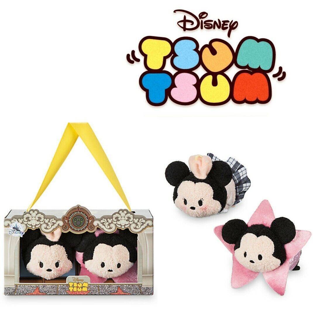 Tsum Tsum Mickey and Minnie Mouse Plush Set Mini 3 1/2” New – Los Angeles Set