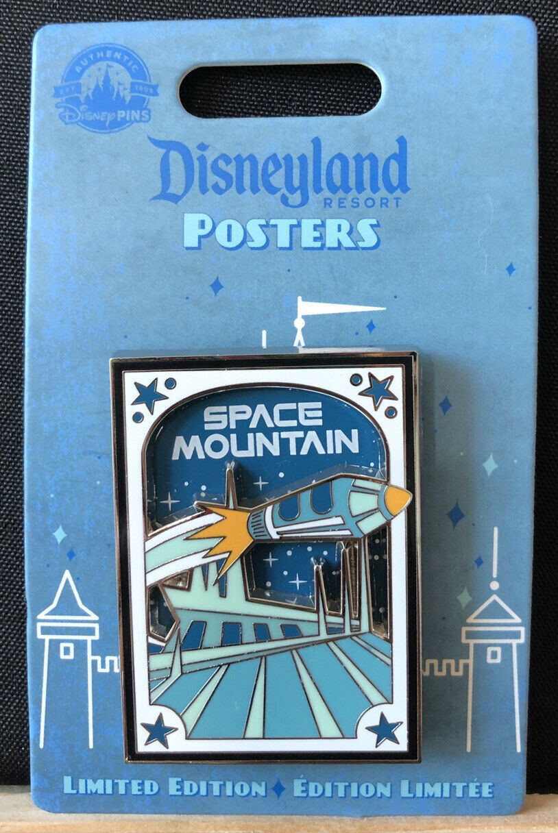 2022 Disneyland Poster Series Space Mountain LE Disney Pin