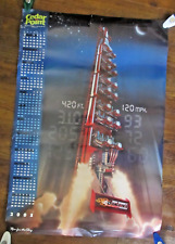 2003 ~ CEDAR POINT Poster Size WALL CALENDAR ~ DRAGSTER Roller Coaster picture