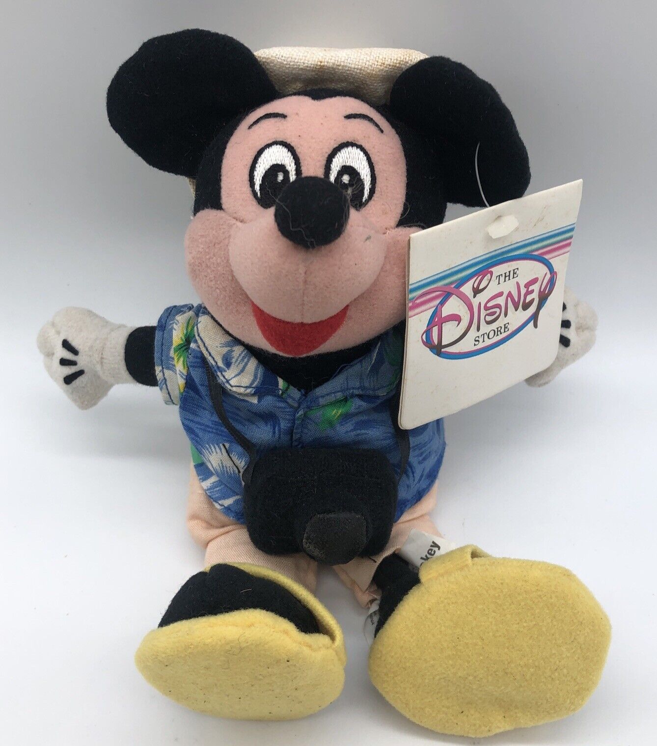 Vintage Disney Store TOURIST MICKEY MOUSE Mini Bean Bag 9\