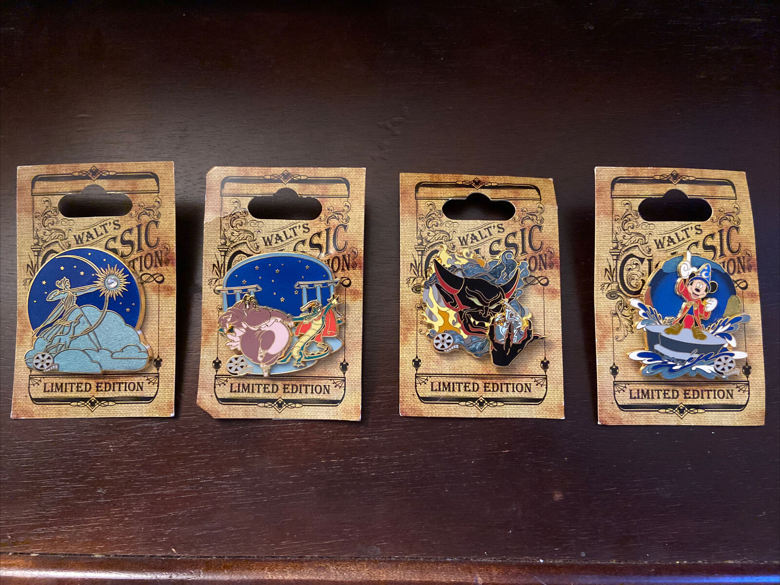 Set of 4 Walt’s Classic Collection Pins - Limited Edition