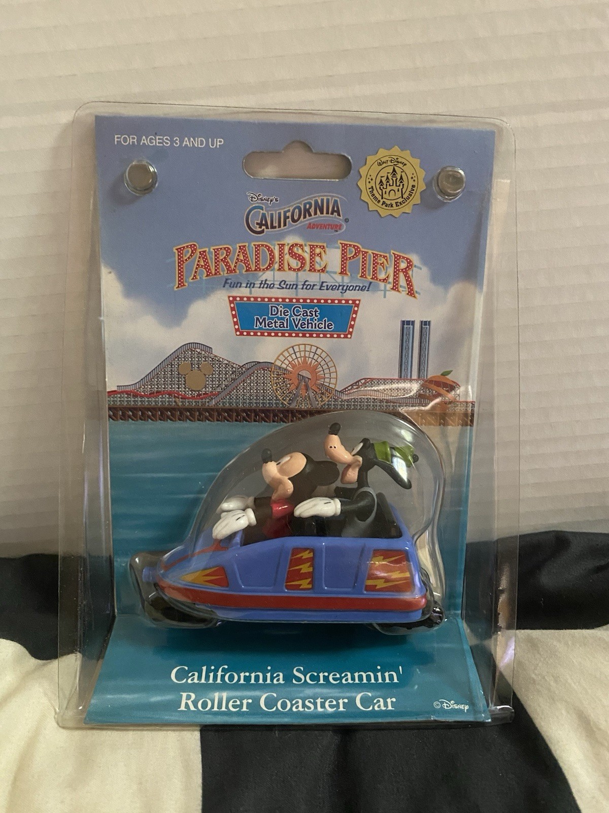 DISNEY THEME PARK COLLECTION, CALIFORNIA SCREAMIN' ROLLER COASTER, DIE CAST DISNEY THEME PARK COLLECTION, CALIFORNIA SCREAMIN' ROLLER COASTER, DIE CAST