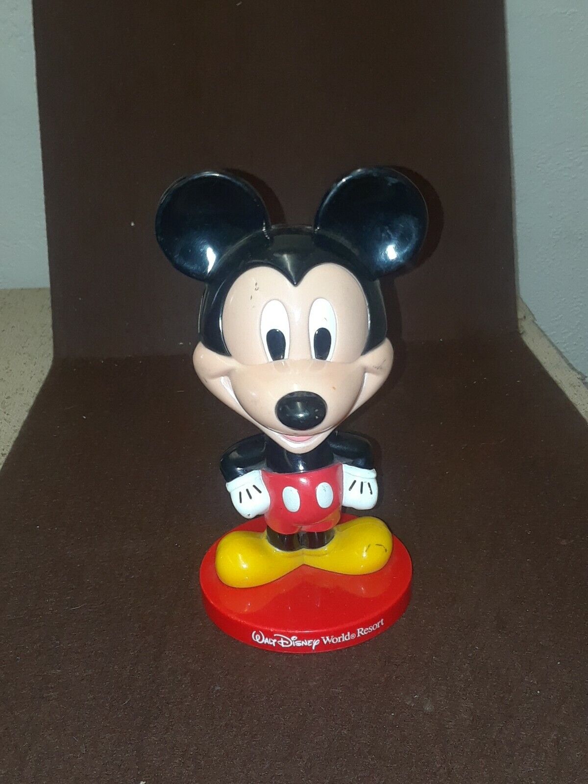 Mickey Mouse Bobble Head Walt Disney World Resort Kellogg’s 2002 Plastic 8\
