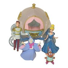 Magiclip Disney Princess Cinderella With Carriage Prince Fairy Godmother Gus Gus picture