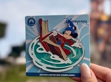 Disneyland Paris Pin Mickey Sorcerer Waves Limited Edtion 800 LE picture