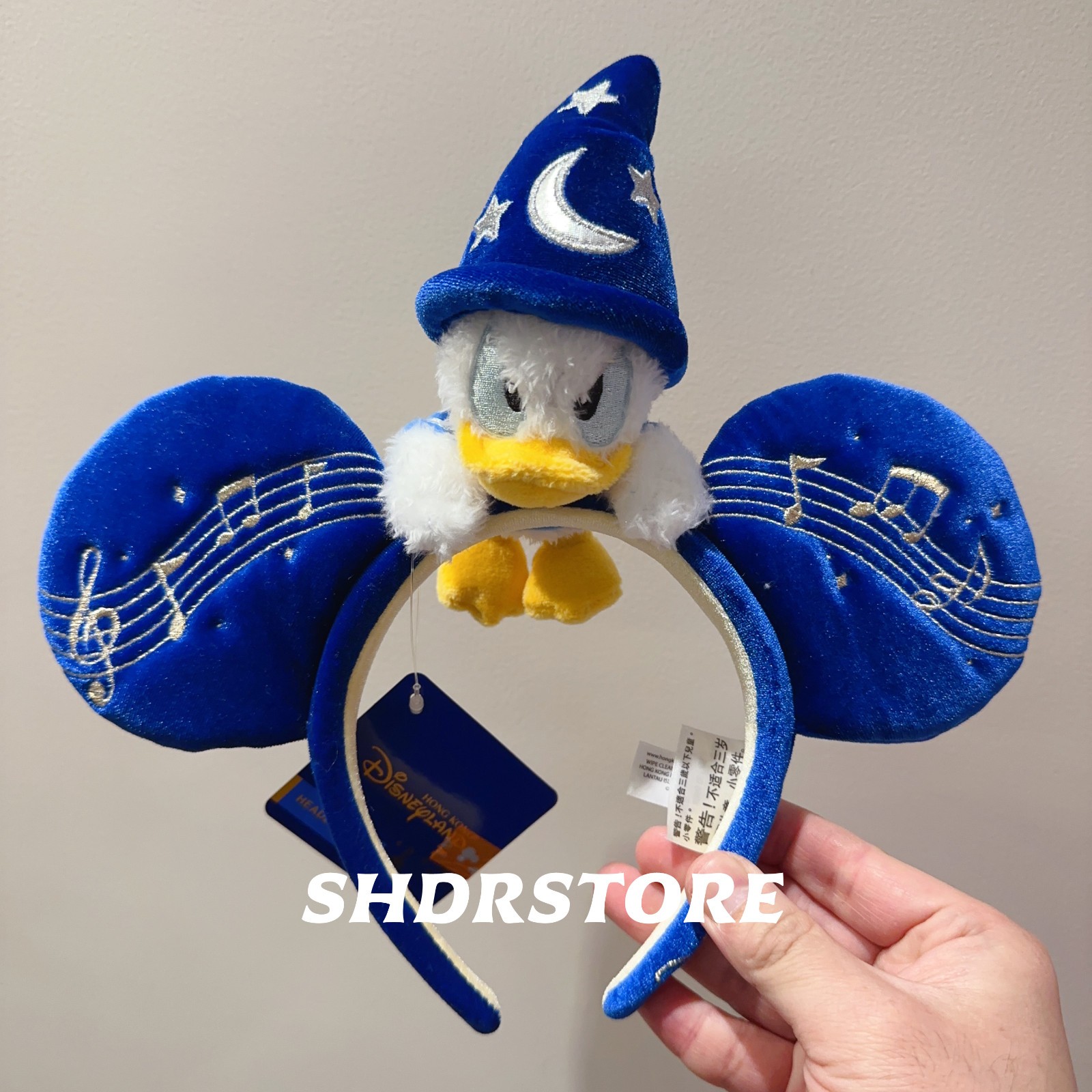 Disney 2026 Donald duck fantasia mickey mouse ear headband Disneyland HKDL