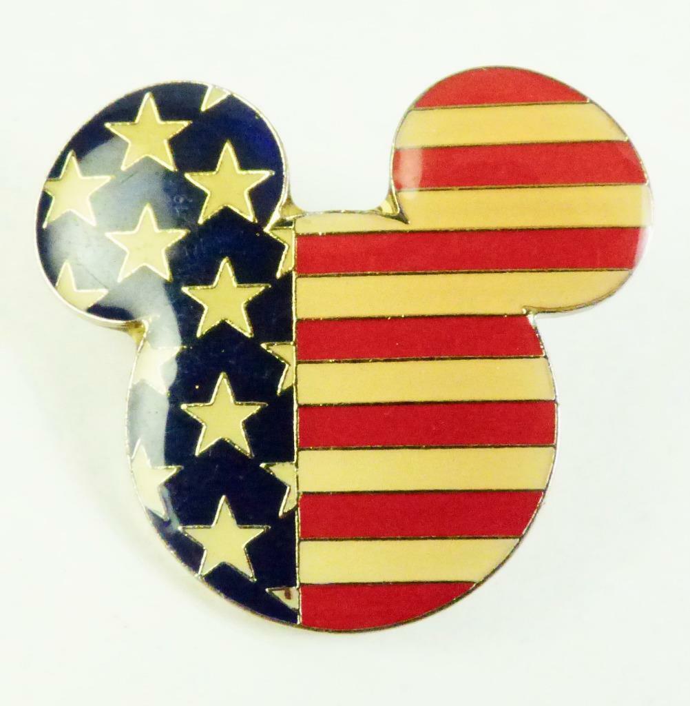 DVC Disney Vacation Club Mickey Mouse Icon American Flag 9/11 Remembrance Pin