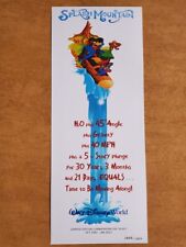 WDW Splash Mountain Last Day Commemorative Ticket – Water Ride Closed – Poster picture