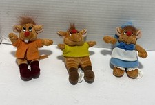 Disney Mini Plush 4” Cinderella Jaq & Gus Gus Mouse & SUZY THE MOUSE LOT picture
