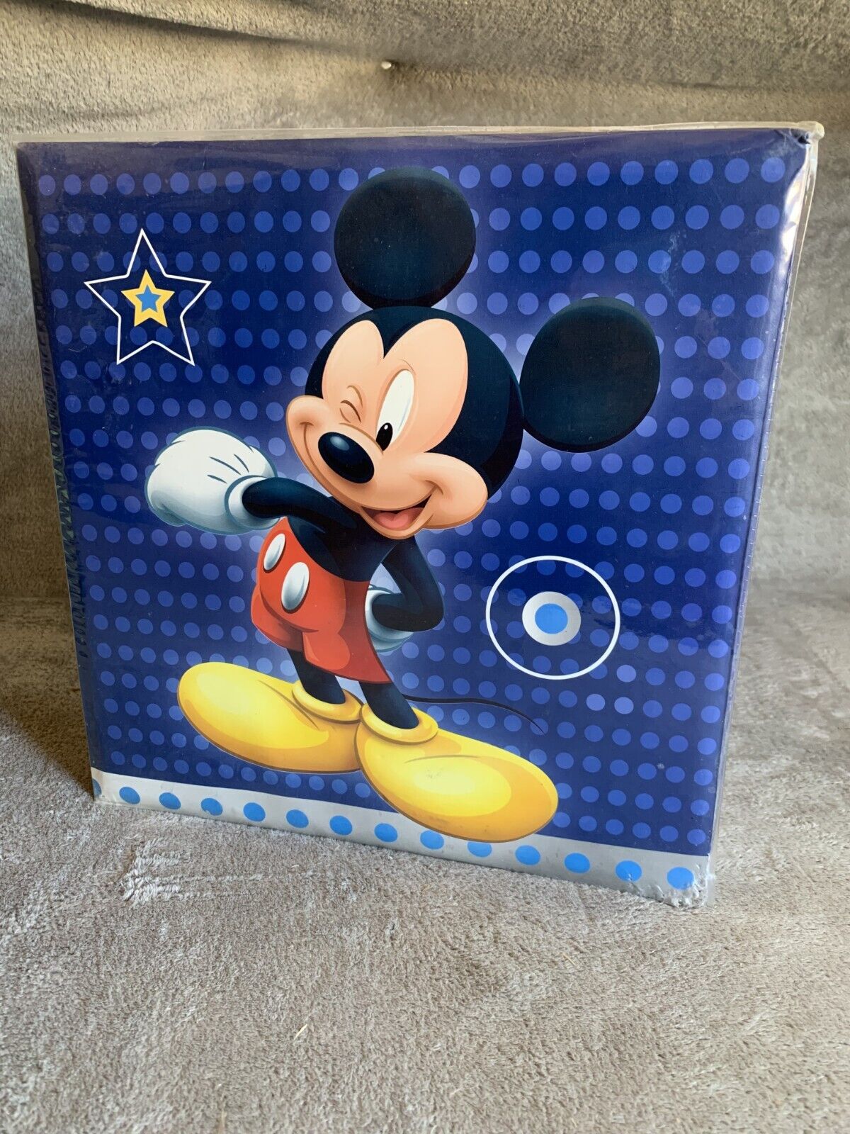 Disney Mickey Mouse Photo album Binder 20 Pages (40 Pages FnB) *PRE-OWNED* 