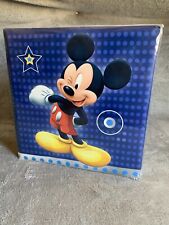 Disney Mickey Mouse Photo album Binder 20 Pages (40 Pages FnB) *PRE-OWNED*  picture