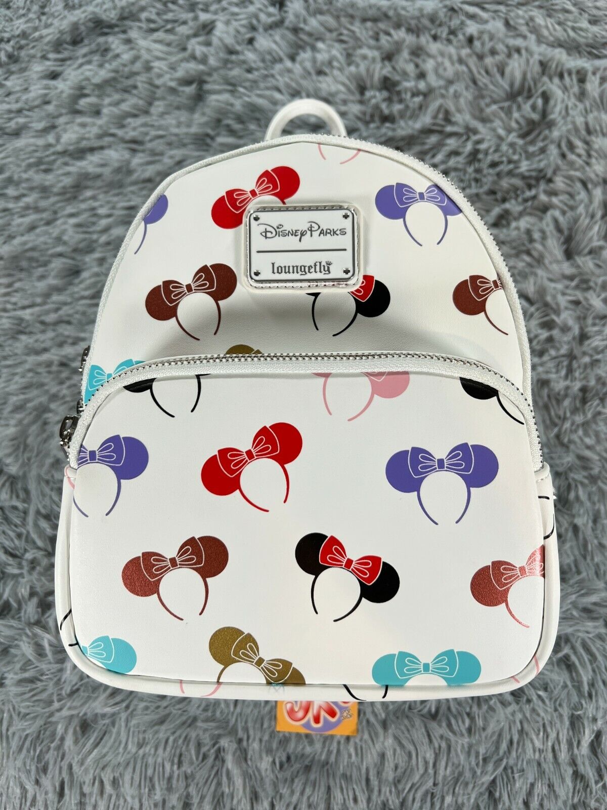 Disney Parks Minnie Mouse Ears Headband Loungefly Mini Backpack NWT