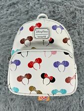 Disney Parks Minnie Mouse Ears Headband Loungefly Mini Backpack NWT picture