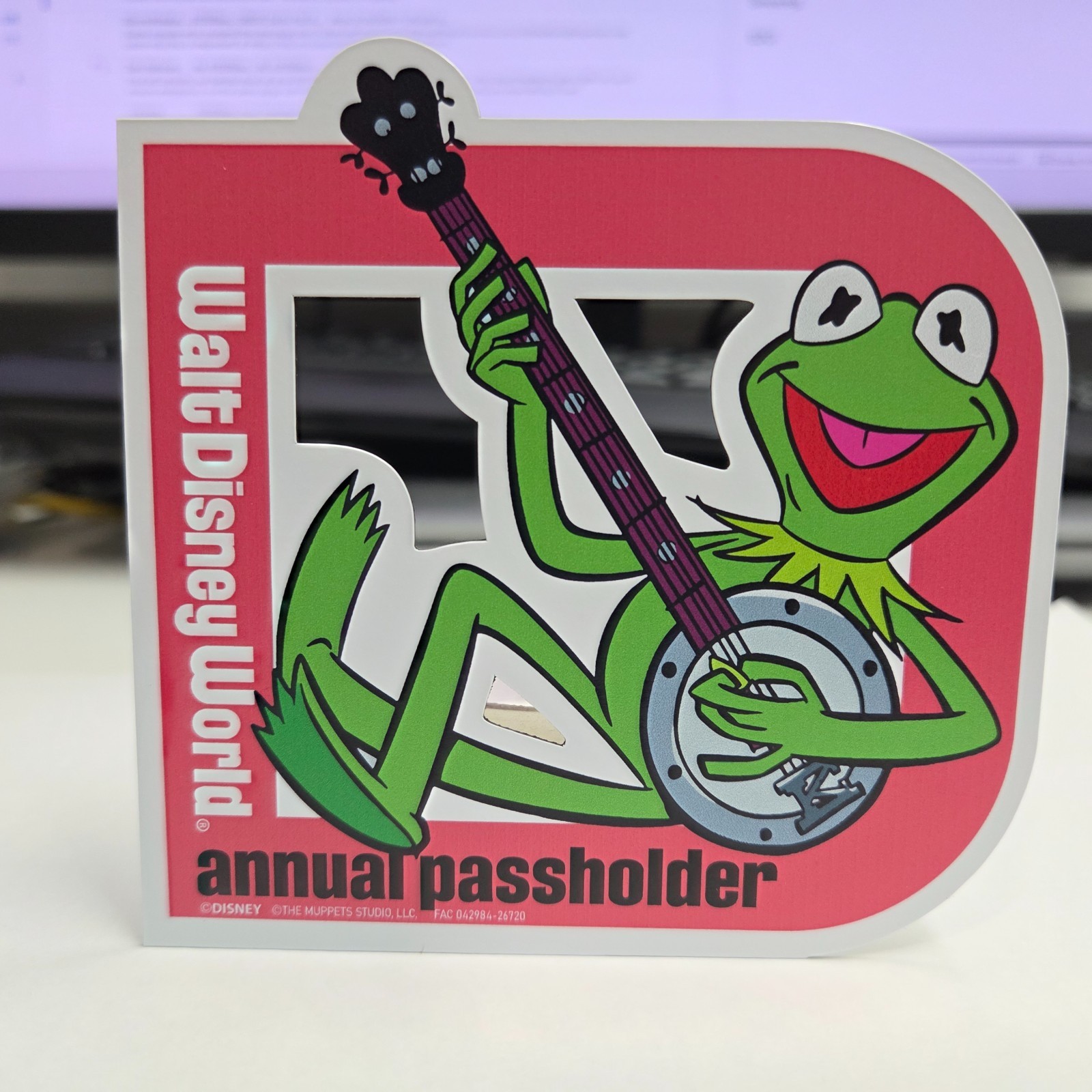 *Aftermarket* Walt Disney Kermit The Frog Annual Passholder Magnet *Aftermarket* *Aftermarket* Walt Disney Kermit The Frog Annual Passholder Magnet *Aftermarket*