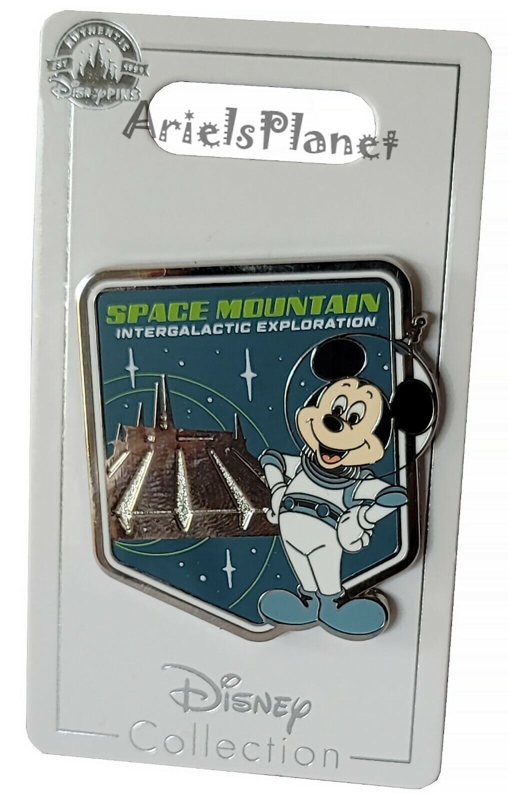Disney Parks Mickey Mouse Space Mountain Intergalactic Exploration Pin