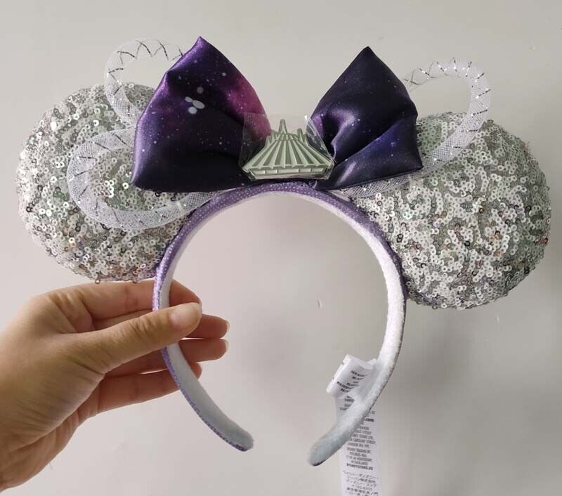 Disney Minnie Main Attraction January Ears Headband Mickey Space Mountain