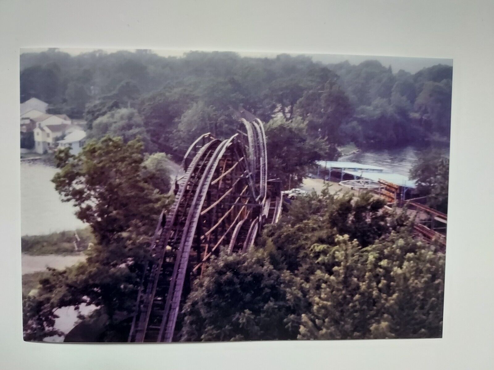 Lake Hopatcong NJ BERTRAND ISLAND 1925 roller coaster last rides 1983 4 photos