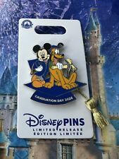 Disney Parks Mickey Mouse & Pluto Graduation Day 2024 Pin Limited Release picture