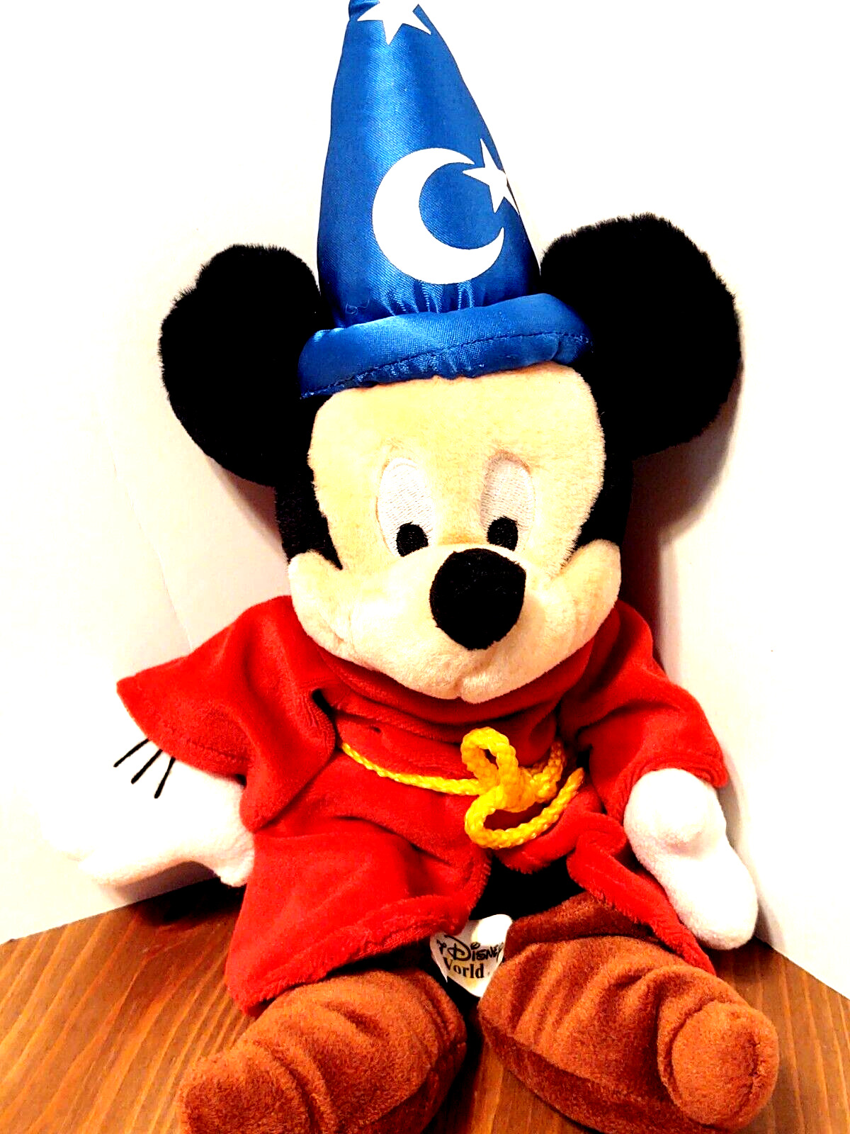 Mickey Mouse Fantasia Sorcerer 12 Inch Mini Disney World Bean Bag Plush Wizard