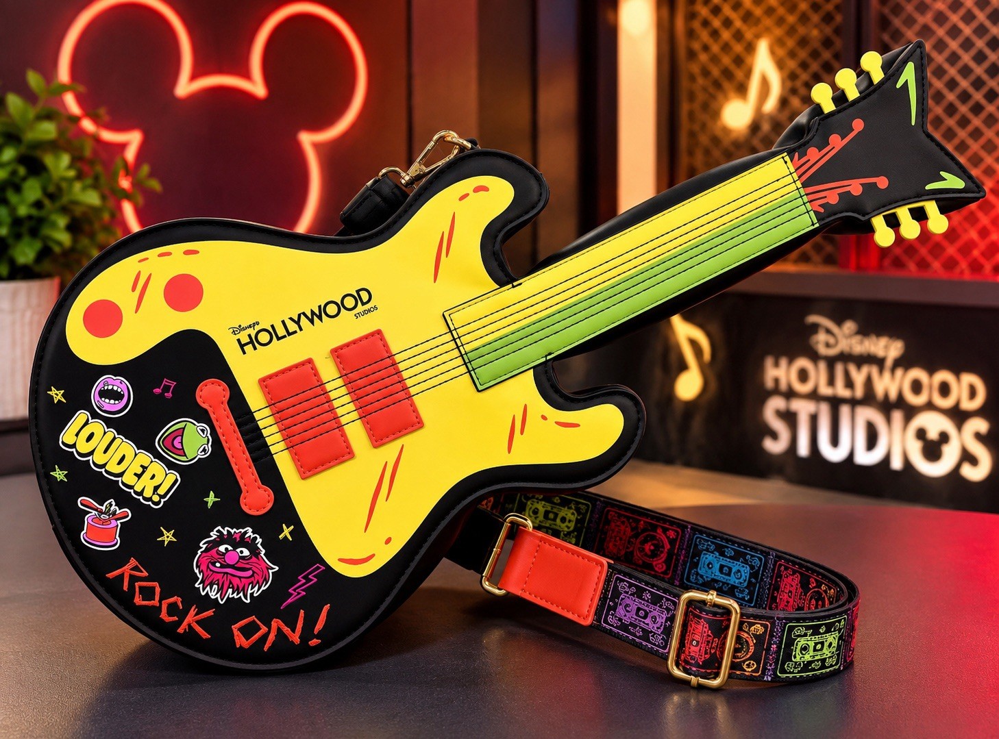 Disney Parks Loungefly Muppets Rock ’n’ Roller Coaster Guitar Bag WDW 2026 Disney Parks Loungefly Muppets Rock ’n’ Roller Coaster Guitar Bag WDW 2026