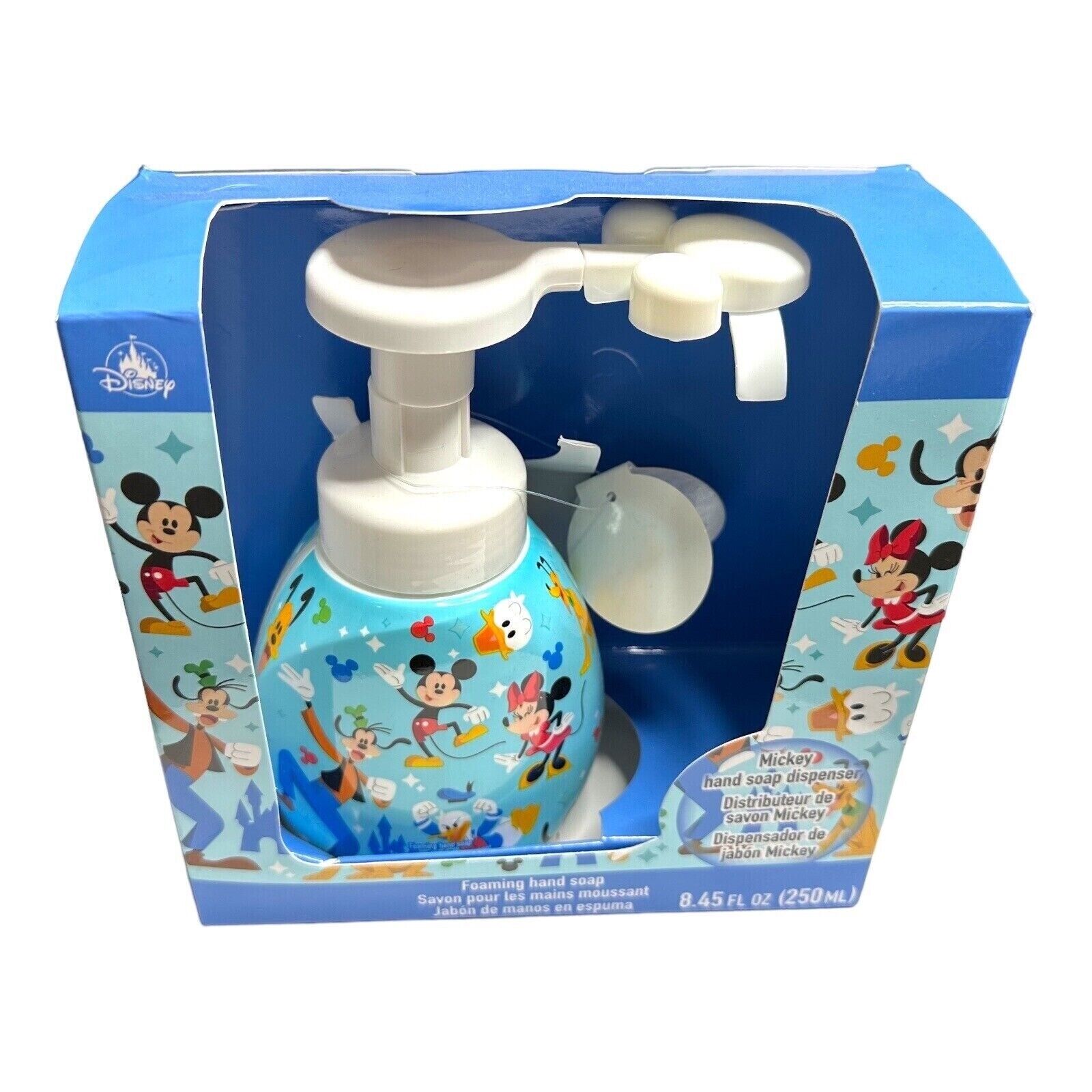 🫧Disney Parks Mickey Mouse Shaped Foaming Hand Soap Pump Dispenser - NEW🫧