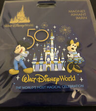 Disney Parks 50th Anniversary Castle Minnie And Mickey Mouse Magnet picture