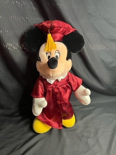Disney Mini Mouse graduation plush toy with Cap and gown 16\