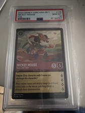 Mickey Mouse Brave Little Tailor FOIL ~PSA 10 / Disney lorcana picture