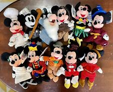 Disney Mickey Mouse bean bag plush: 11 toys, Mickey Goofy Minnie picture