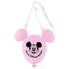 Tokyo Disney Resort Mickey Balloon Shoulder Bag Pochette Pouc Pink NEW Fast Ship picture